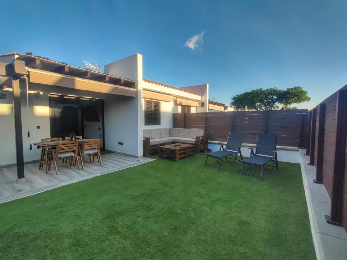 Bungalow Maspalomas Golf Con Jacuzzi, Piscina Y Jardin San Bartolomé Esterno foto