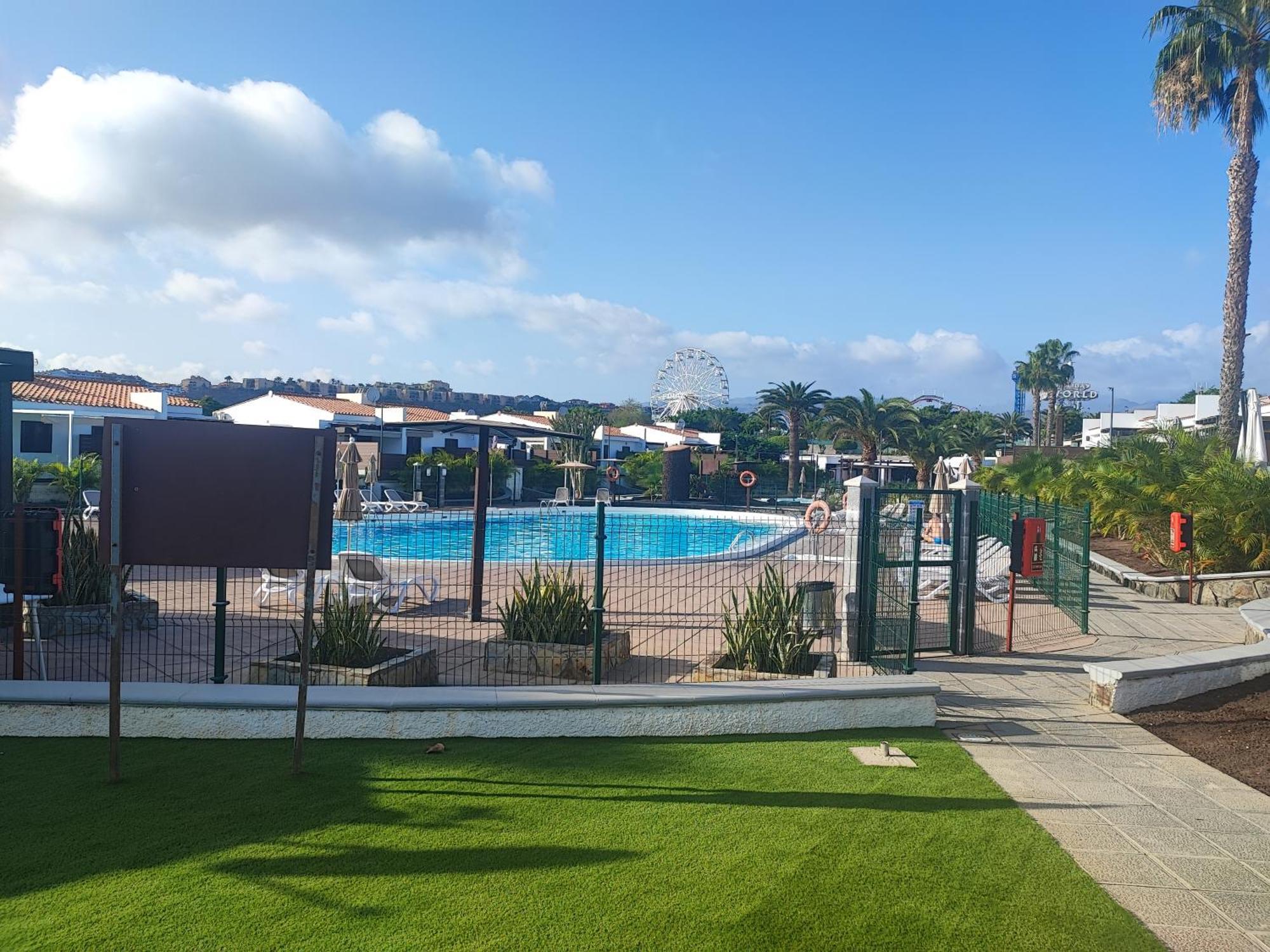 Bungalow Maspalomas Golf Con Jacuzzi, Piscina Y Jardin San Bartolomé Esterno foto