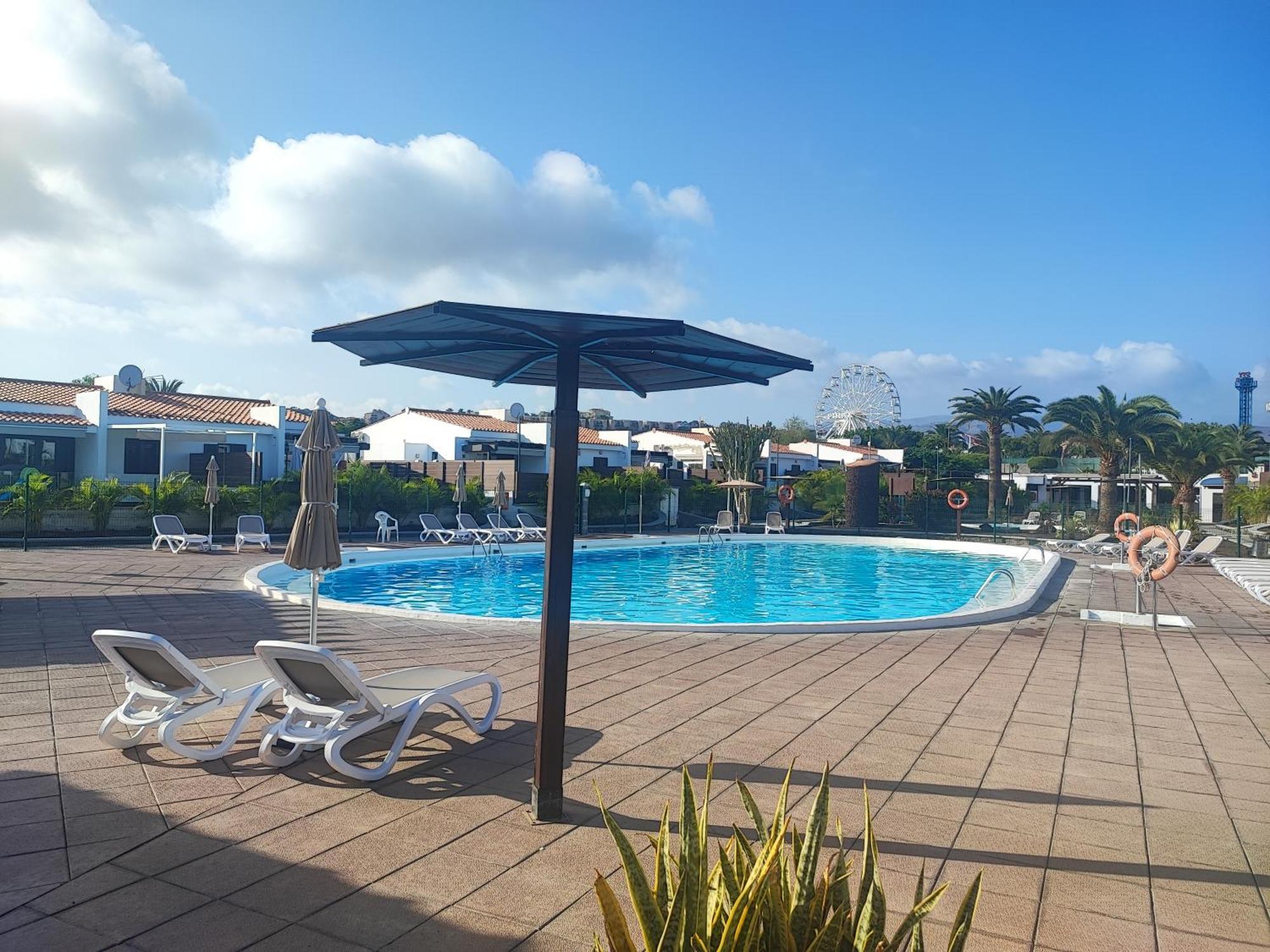 Bungalow Maspalomas Golf Con Jacuzzi, Piscina Y Jardin San Bartolomé Esterno foto