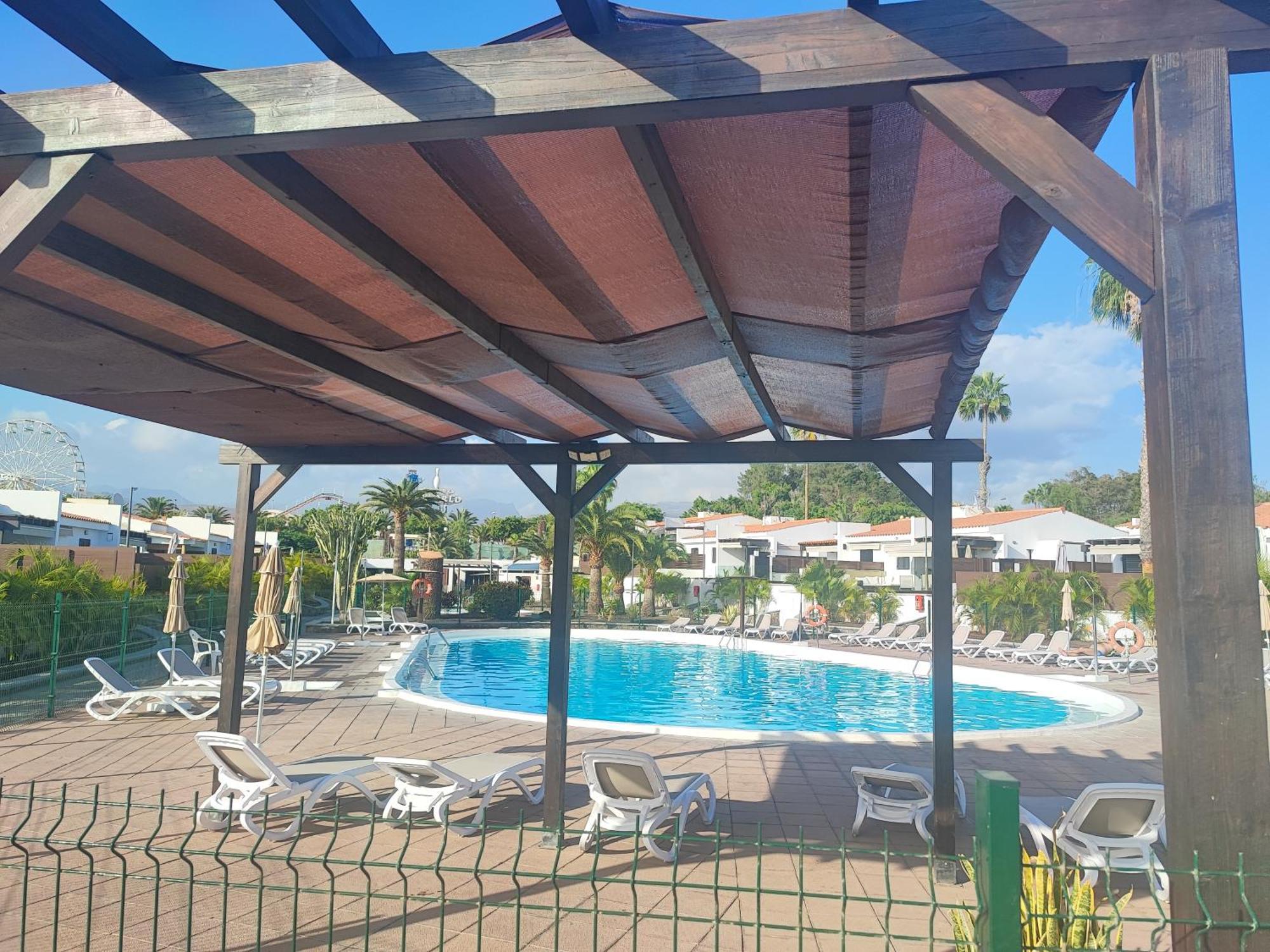 Bungalow Maspalomas Golf Con Jacuzzi, Piscina Y Jardin San Bartolomé Esterno foto